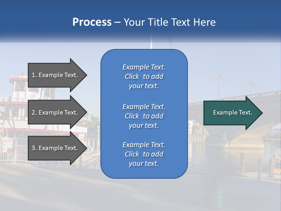 Ocean Standing Senior PowerPoint Template