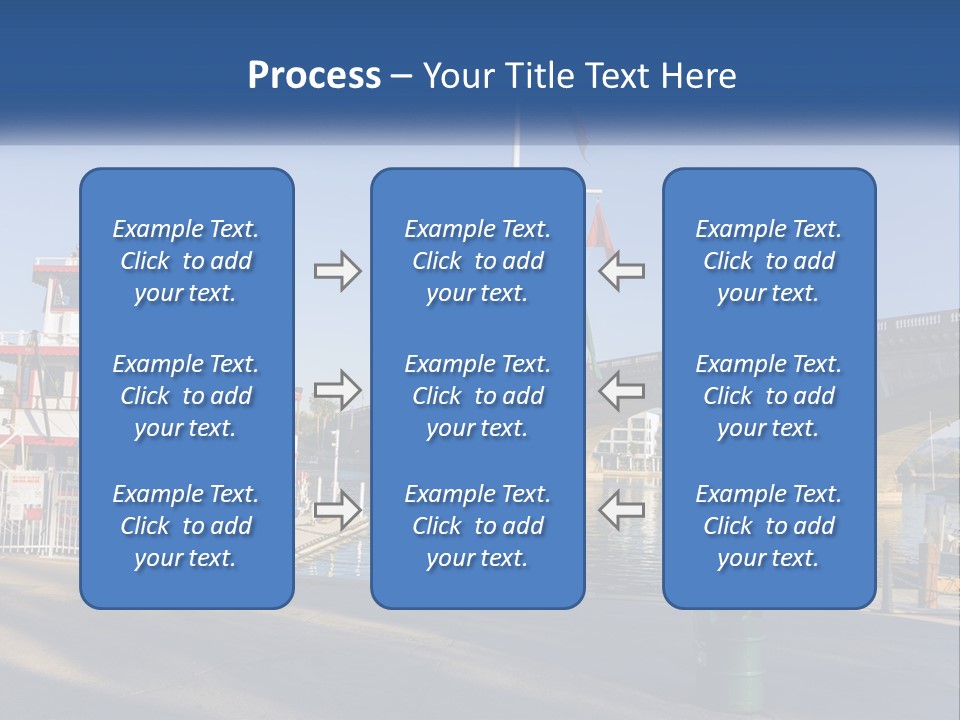 Ocean Standing Senior PowerPoint Template