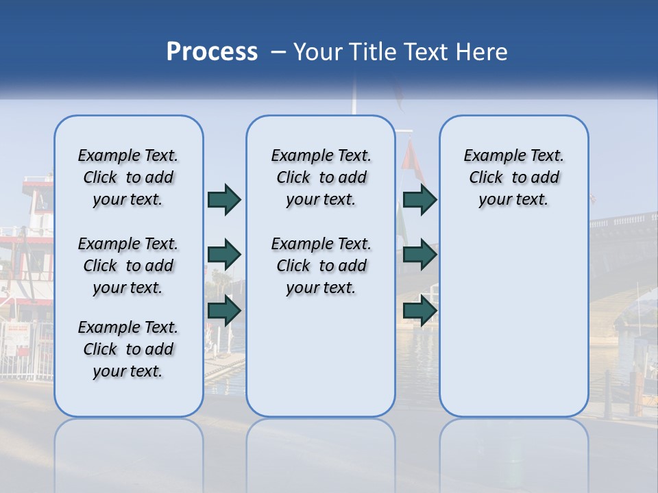 Ocean Standing Senior PowerPoint Template