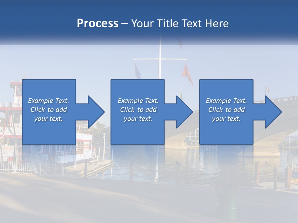 Ocean Standing Senior PowerPoint Template