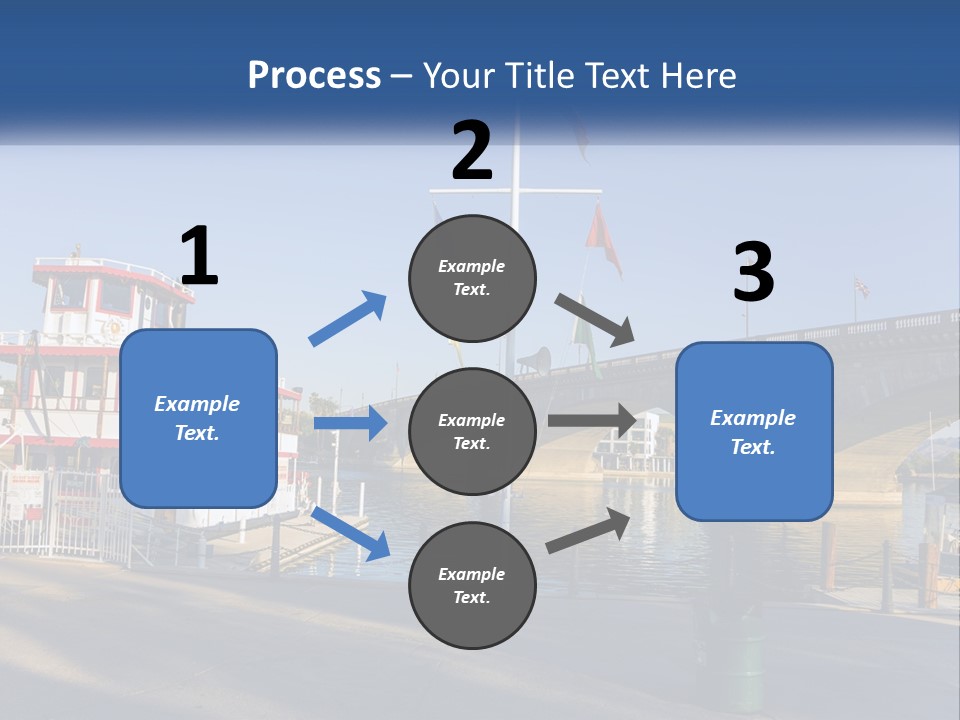 Ocean Standing Senior PowerPoint Template