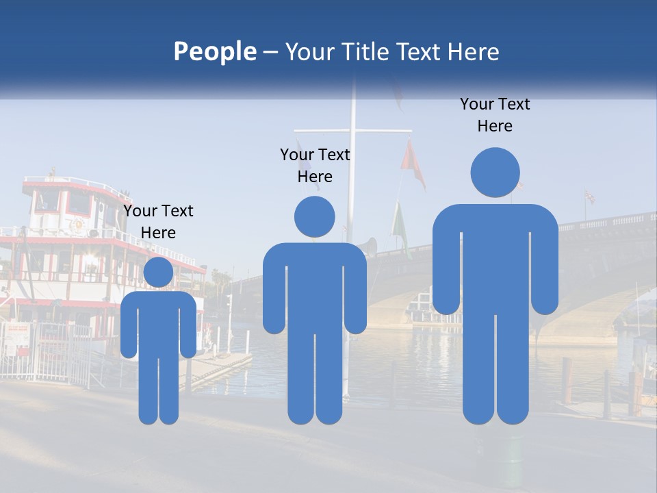 Ocean Standing Senior PowerPoint Template