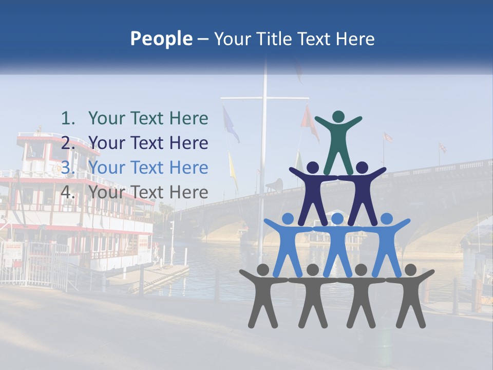 Ocean Standing Senior PowerPoint Template