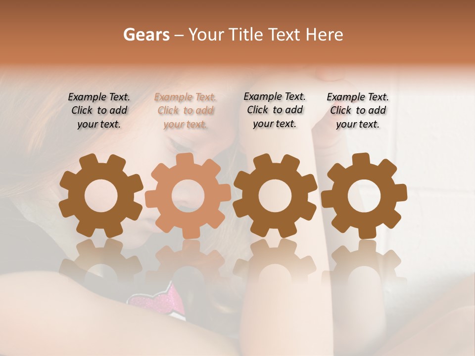 Ocean Peaceful Portrait PowerPoint Template