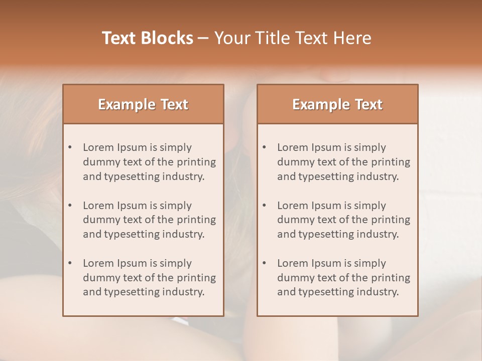 Ocean Peaceful Portrait PowerPoint Template