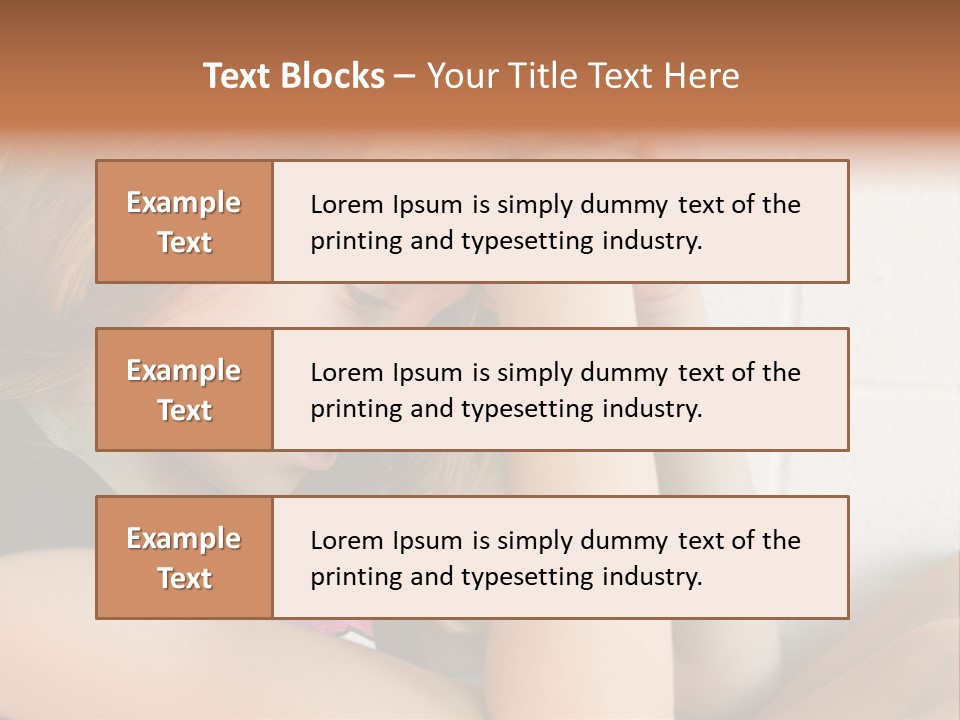 Ocean Peaceful Portrait PowerPoint Template