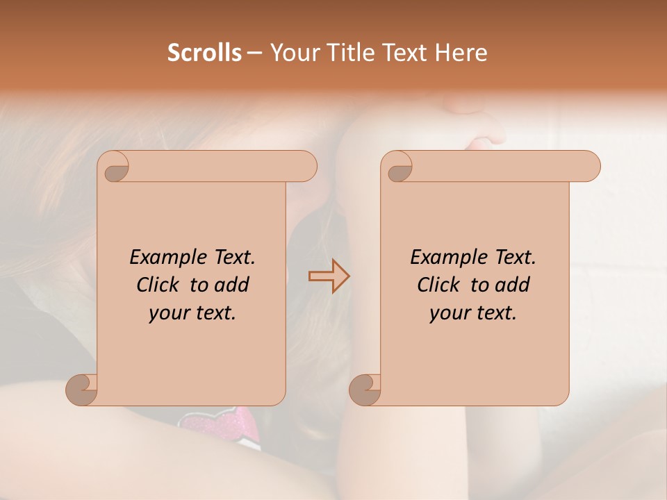 Ocean Peaceful Portrait PowerPoint Template