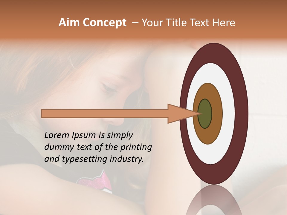 Ocean Peaceful Portrait PowerPoint Template