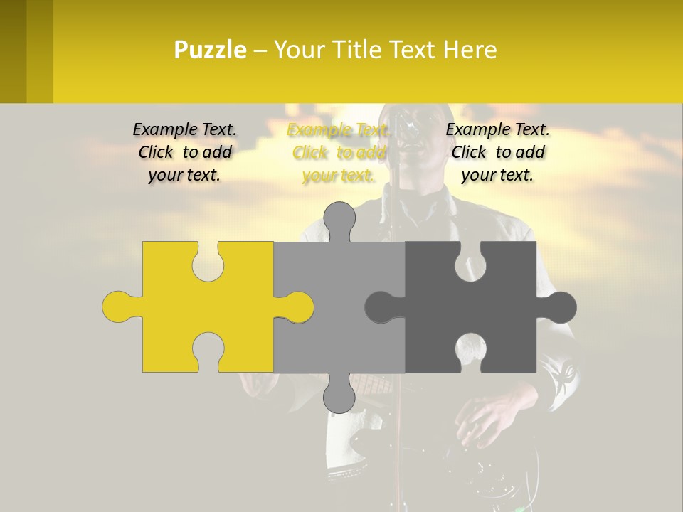 Single Parent Water PowerPoint Template