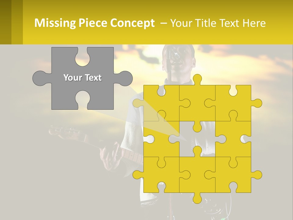 Single Parent Water PowerPoint Template