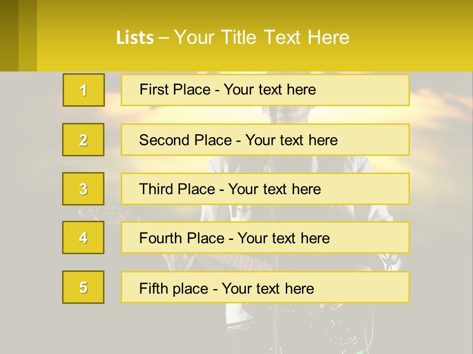 Single Parent Water PowerPoint Template