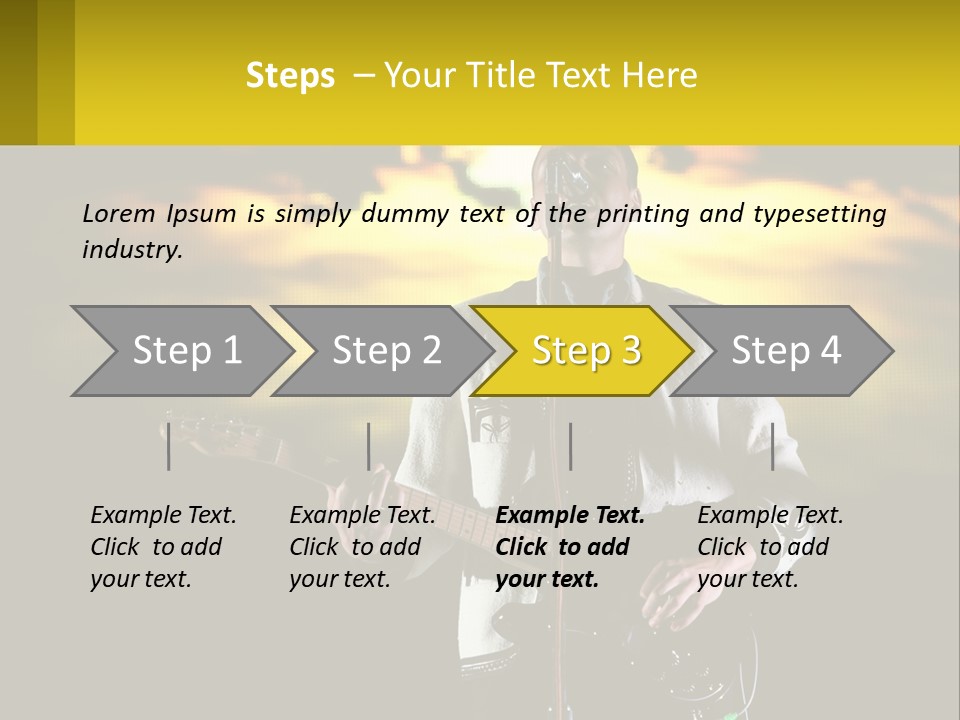 Single Parent Water PowerPoint Template