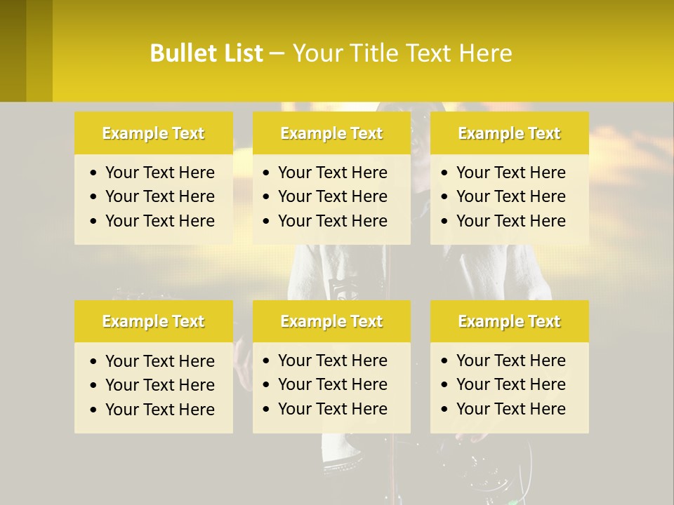 Single Parent Water PowerPoint Template