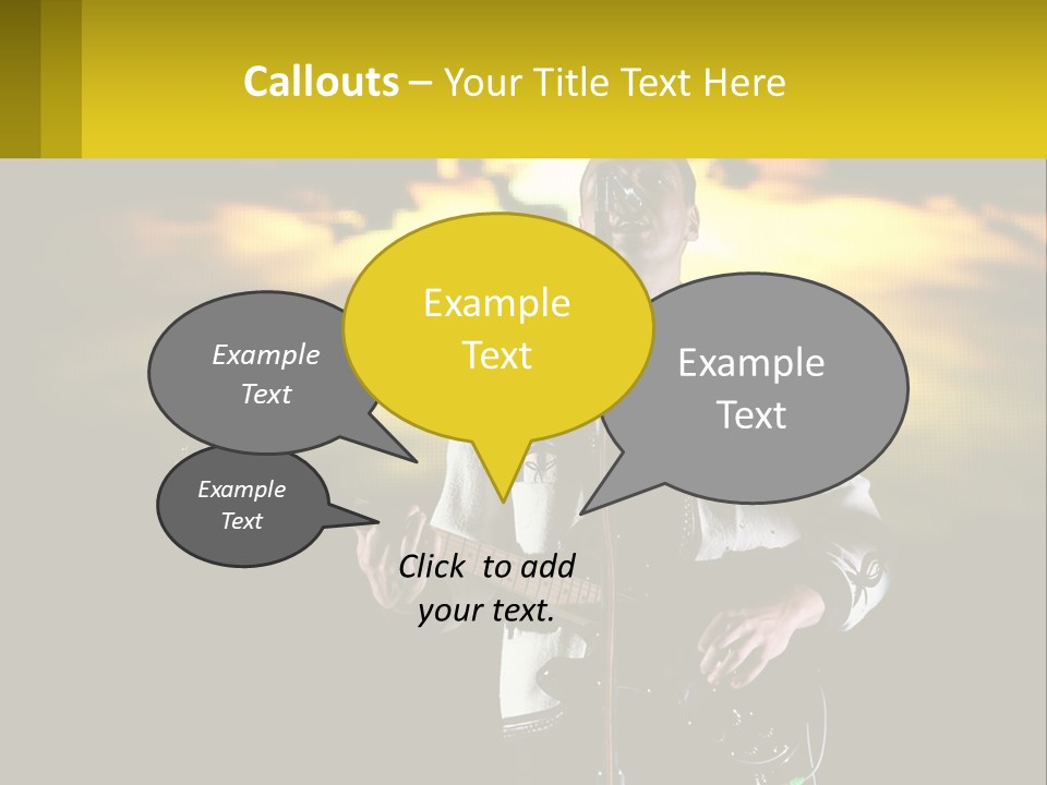 Single Parent Water PowerPoint Template