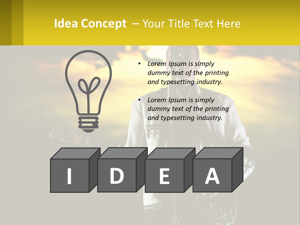 Single Parent Water PowerPoint Template