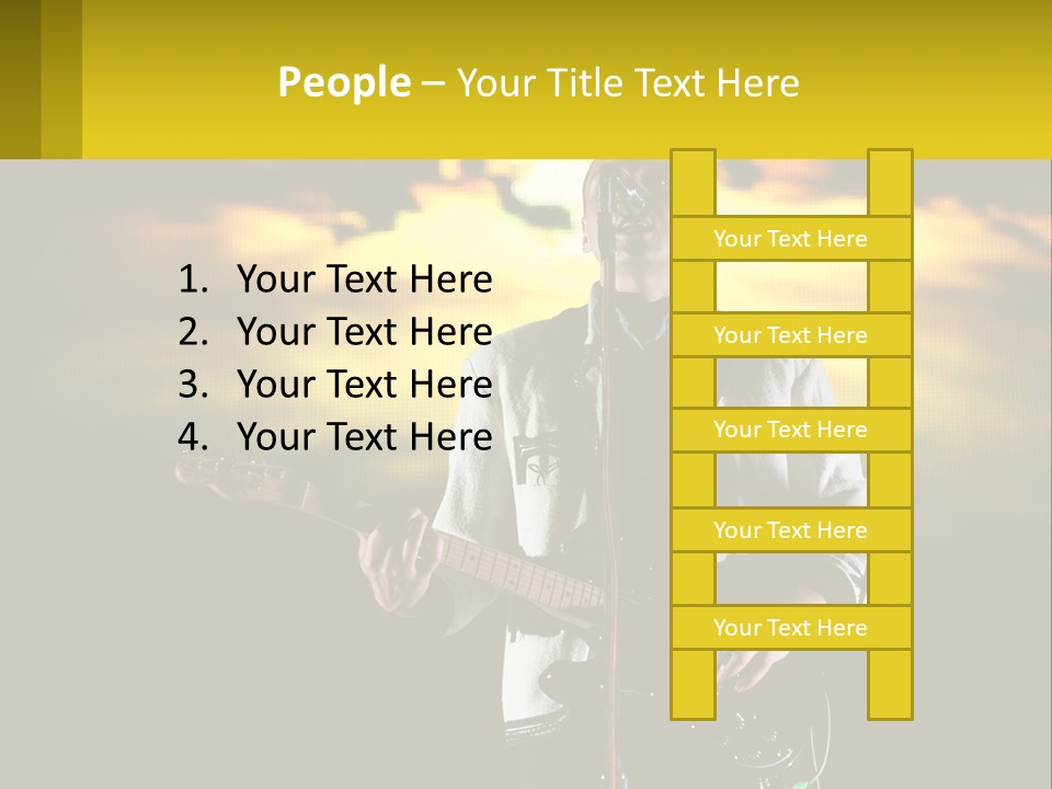 Single Parent Water PowerPoint Template