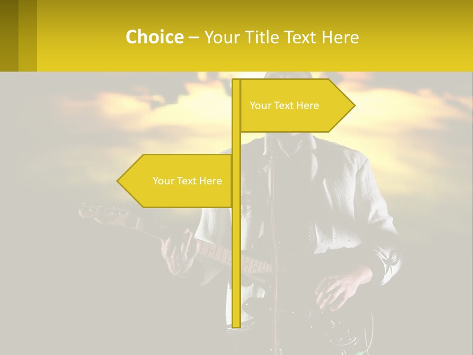 Single Parent Water PowerPoint Template