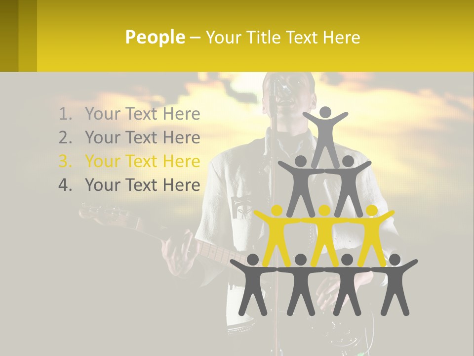 Single Parent Water PowerPoint Template