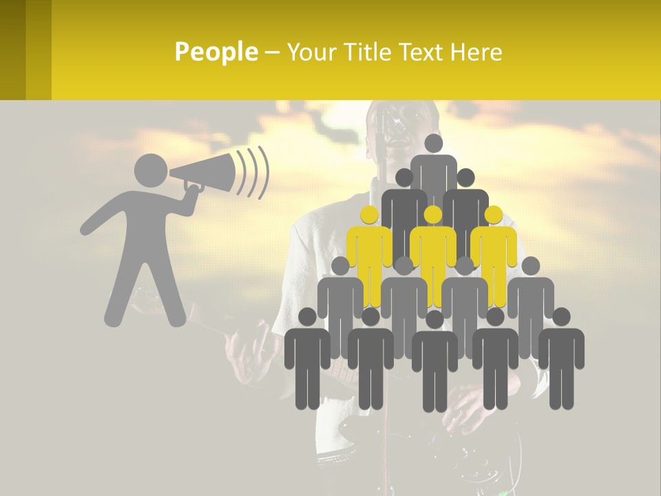 Single Parent Water PowerPoint Template