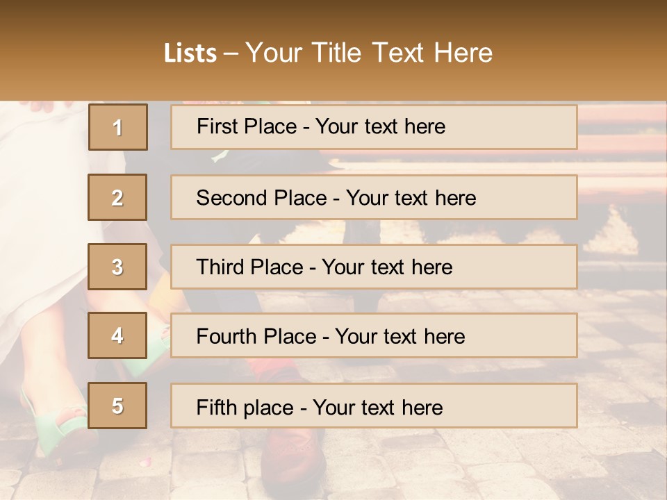 Lifestyle Beach Sea PowerPoint Template