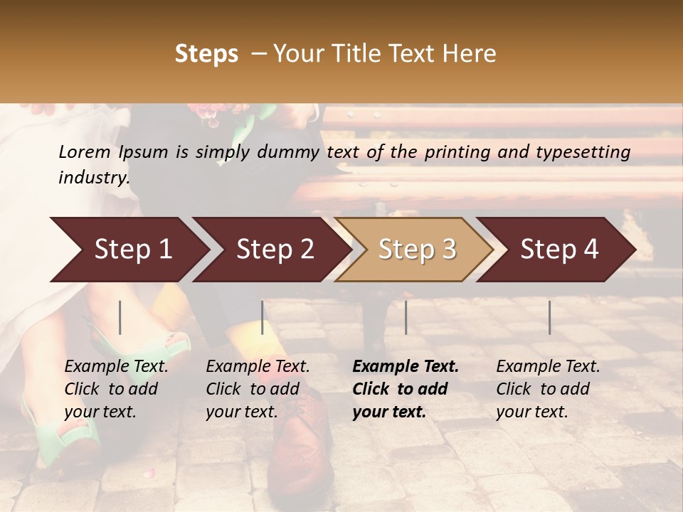 Lifestyle Beach Sea PowerPoint Template