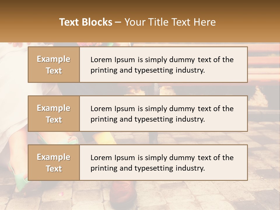 Lifestyle Beach Sea PowerPoint Template