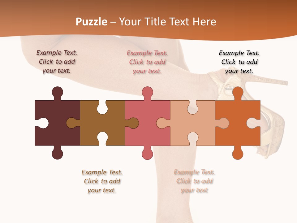 Sunset Family White PowerPoint Template