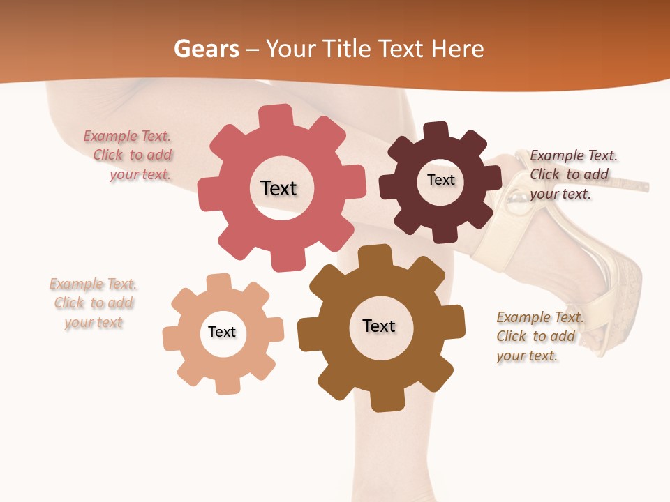 Sunset Family White PowerPoint Template