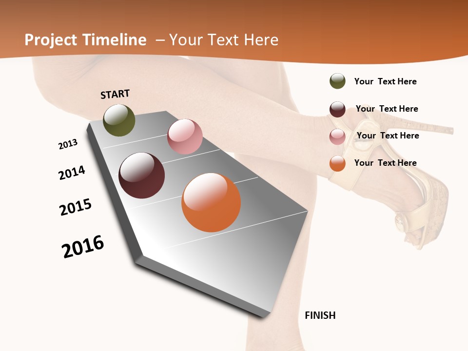 Sunset Family White PowerPoint Template