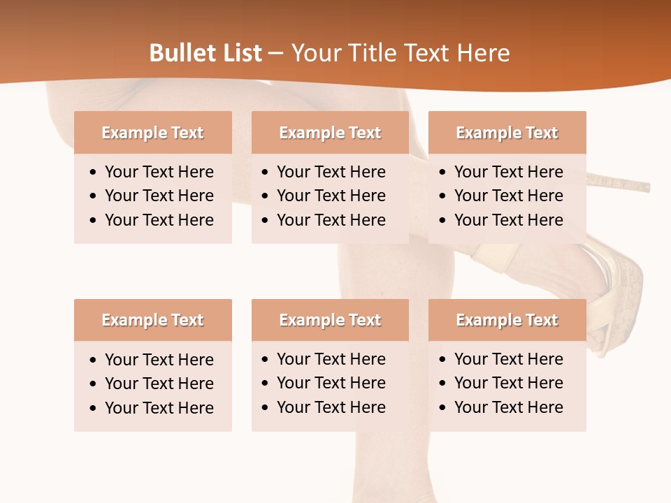 Sunset Family White PowerPoint Template