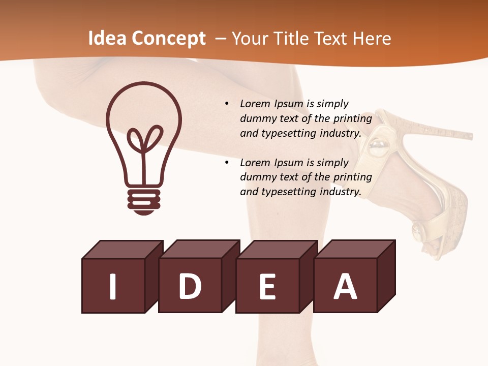 Sunset Family White PowerPoint Template