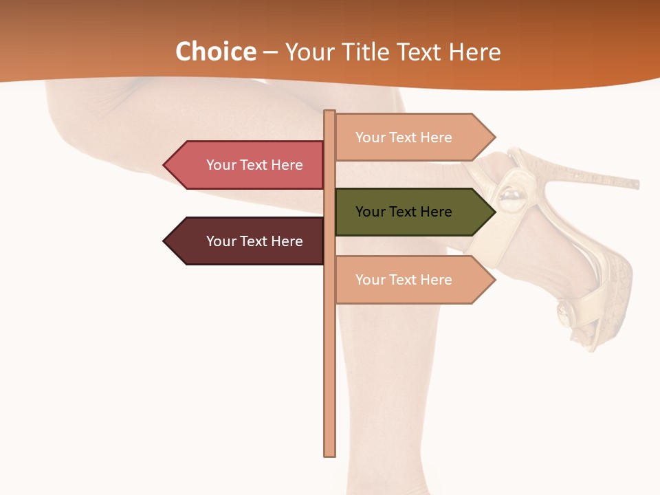 Sunset Family White PowerPoint Template