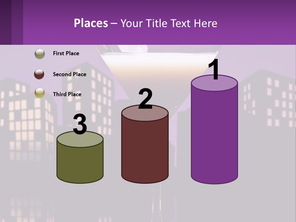 Standing Pensioner Senior PowerPoint Template