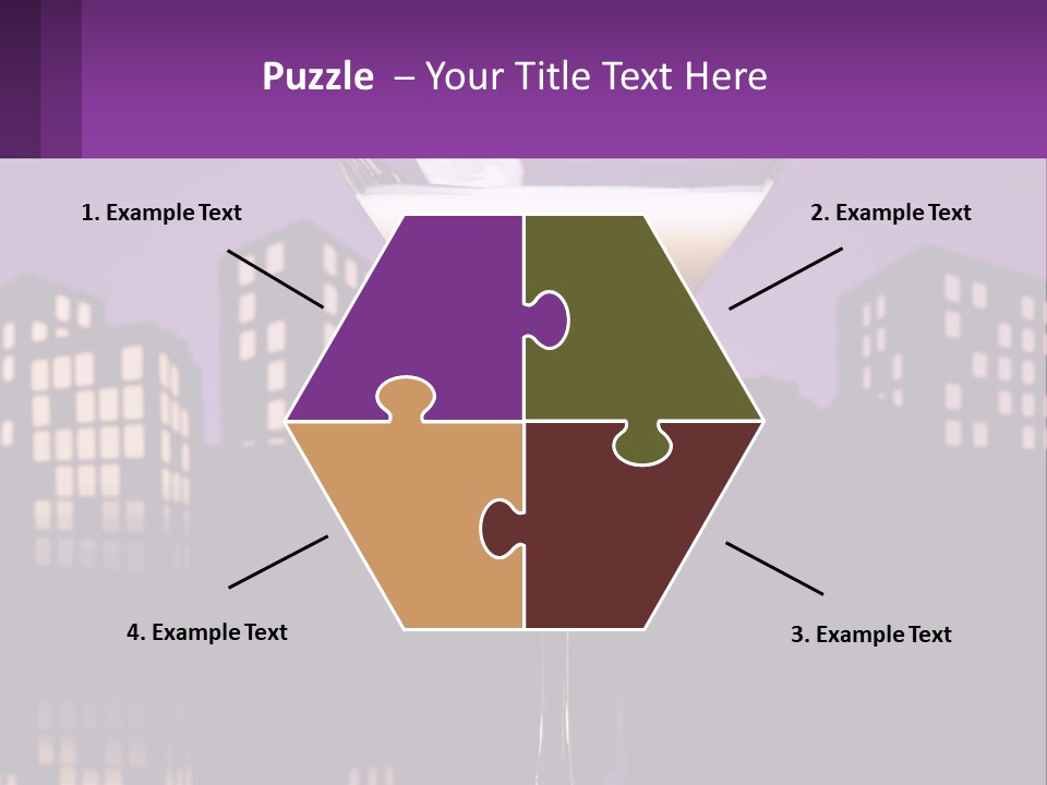 Standing Pensioner Senior PowerPoint Template