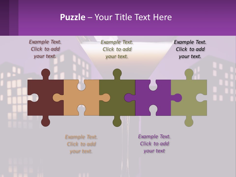 Standing Pensioner Senior PowerPoint Template