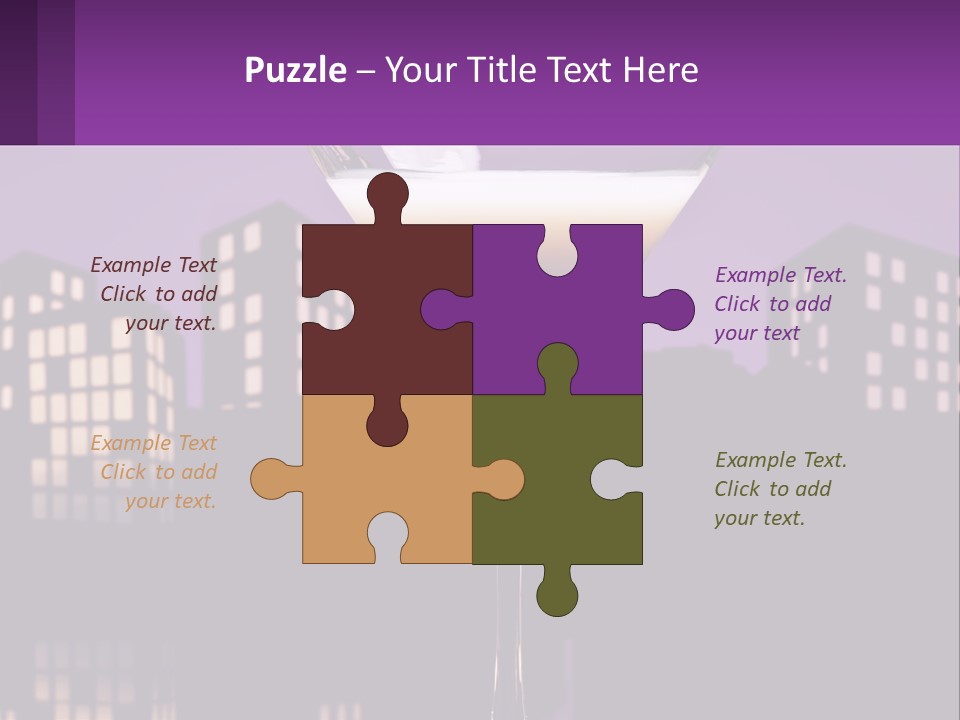 Standing Pensioner Senior PowerPoint Template