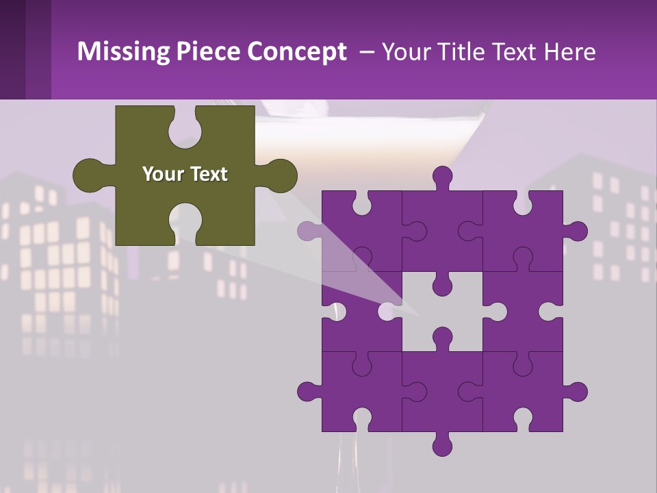 Standing Pensioner Senior PowerPoint Template