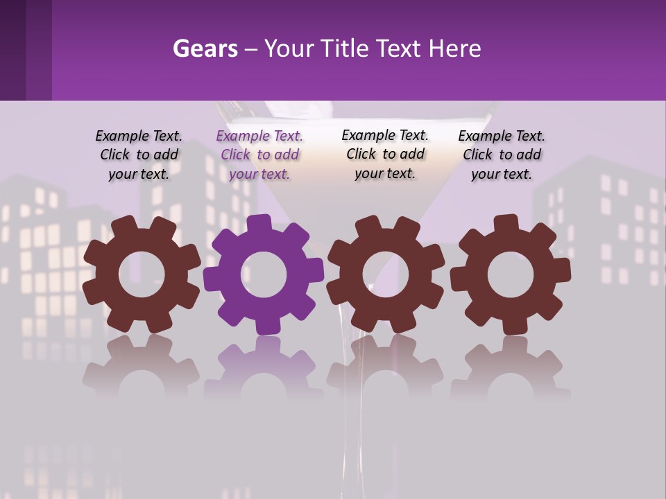 Standing Pensioner Senior PowerPoint Template