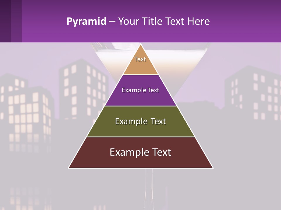 Standing Pensioner Senior PowerPoint Template