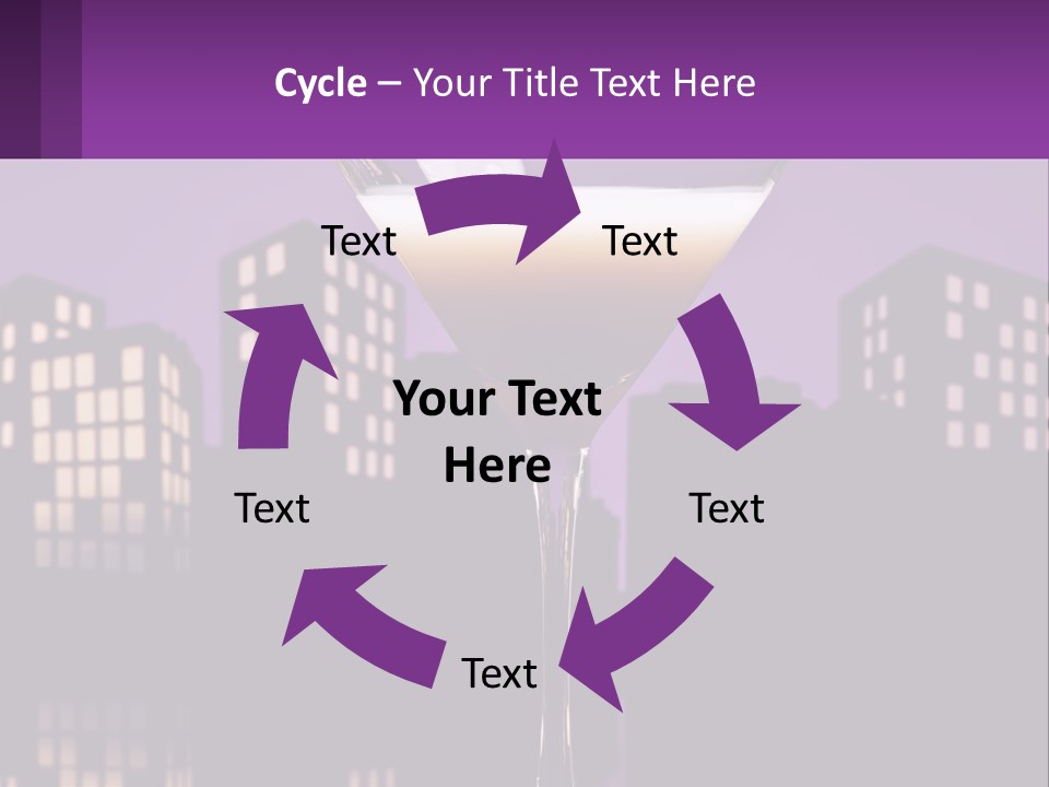 Standing Pensioner Senior PowerPoint Template