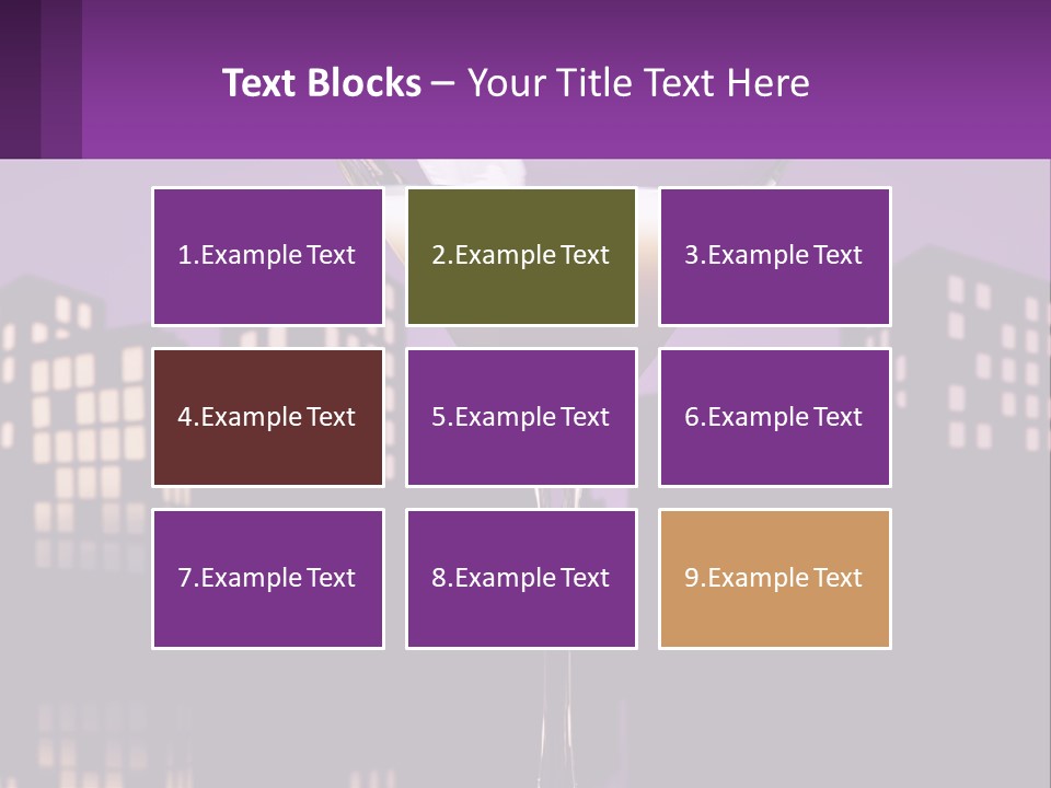 Standing Pensioner Senior PowerPoint Template