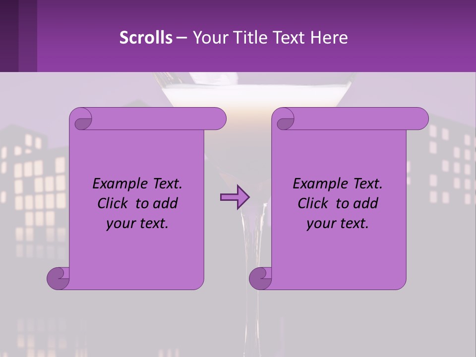 Standing Pensioner Senior PowerPoint Template