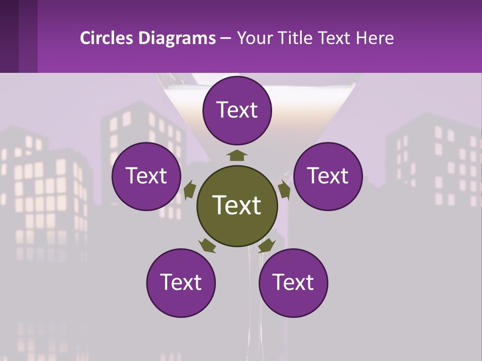 Standing Pensioner Senior PowerPoint Template