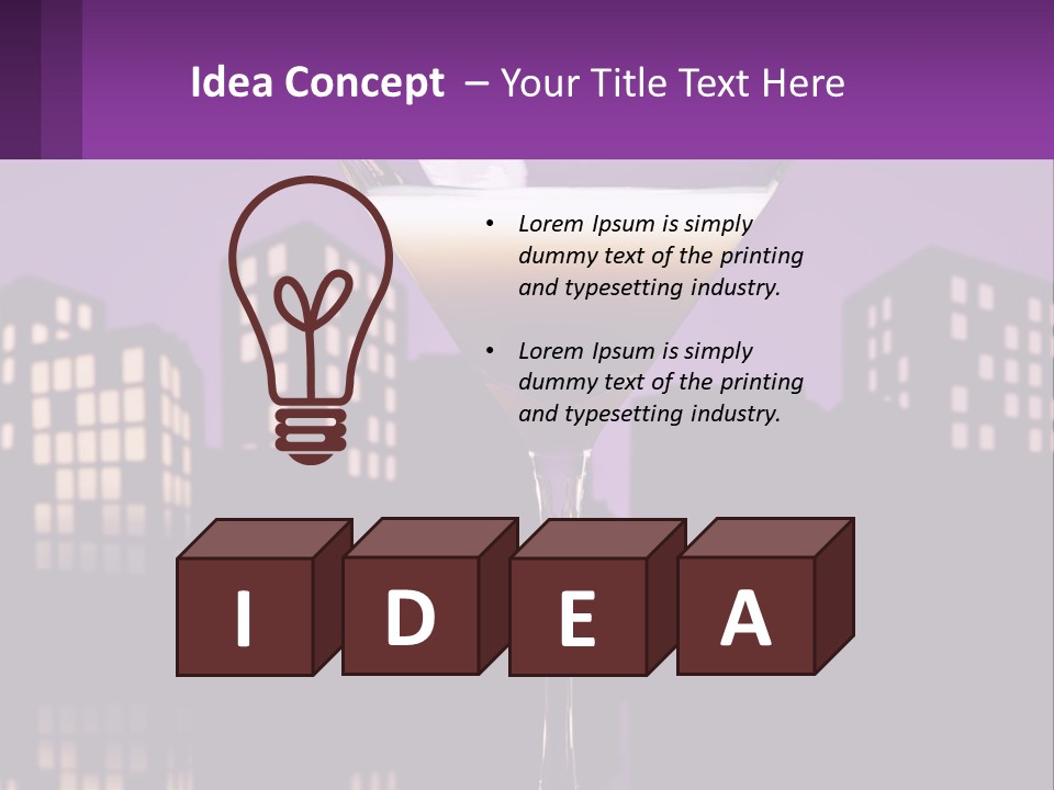 Standing Pensioner Senior PowerPoint Template