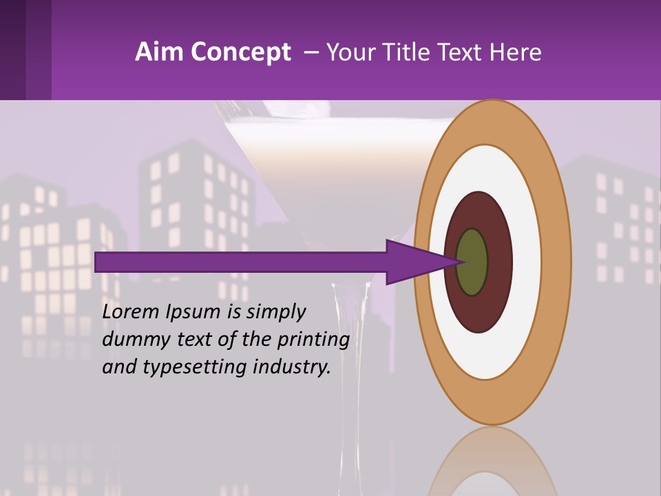 Standing Pensioner Senior PowerPoint Template