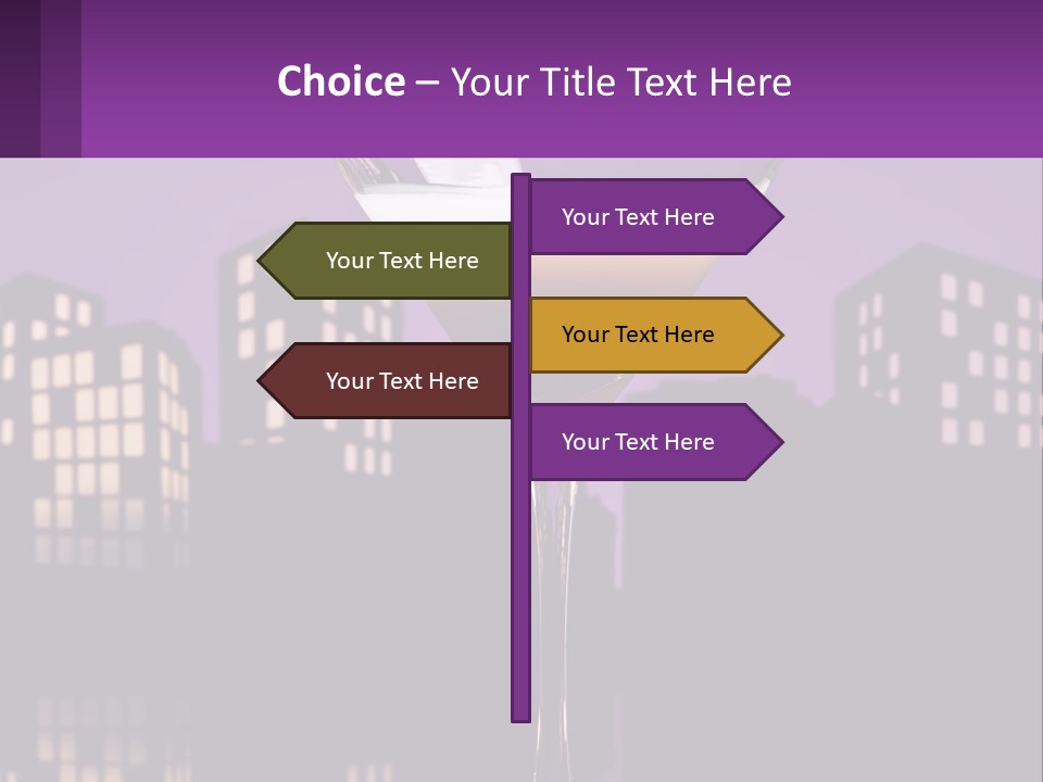 Standing Pensioner Senior PowerPoint Template