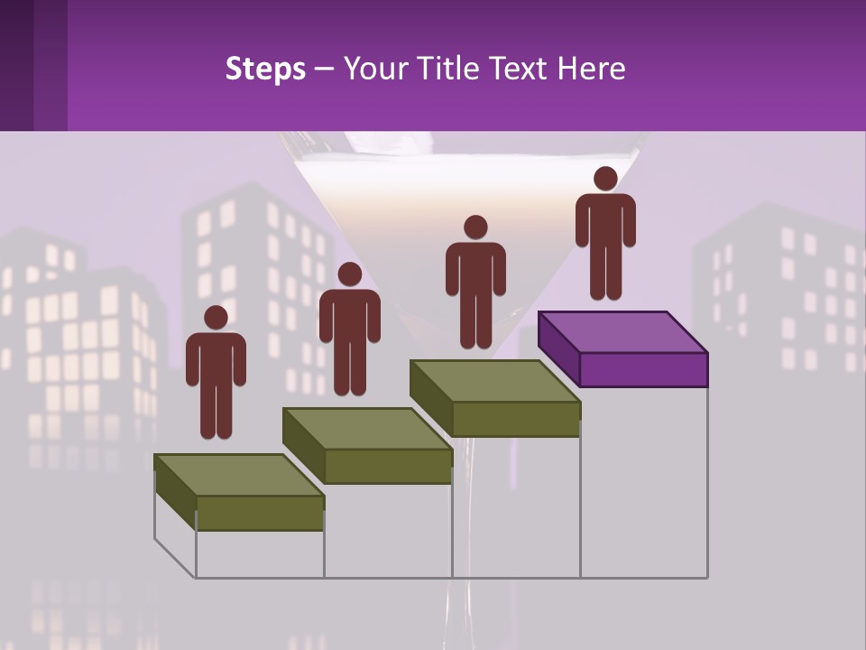 Standing Pensioner Senior PowerPoint Template