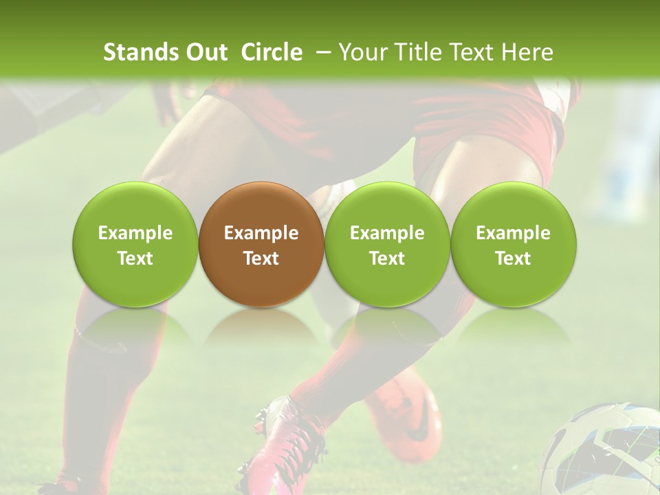 Portrait Daughter Calm PowerPoint Template