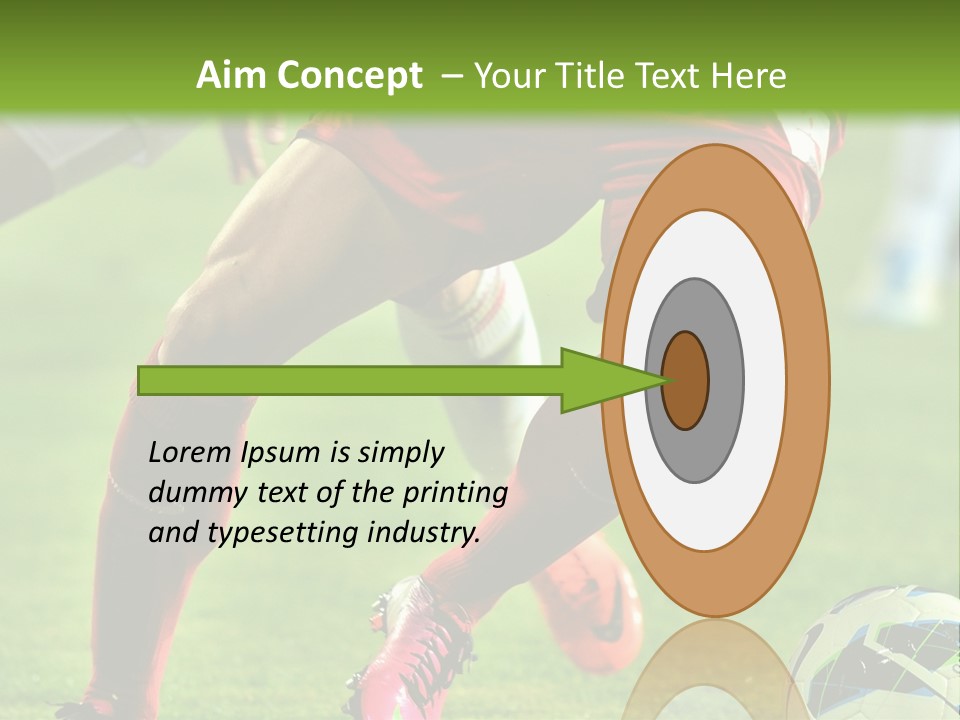 Portrait Daughter Calm PowerPoint Template