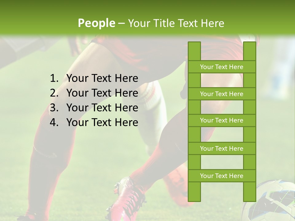 Portrait Daughter Calm PowerPoint Template